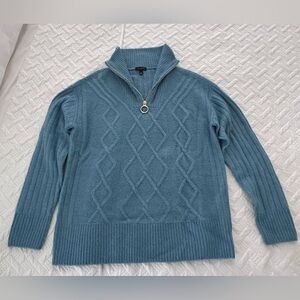 Talbots Soft Knit in Light teal blue